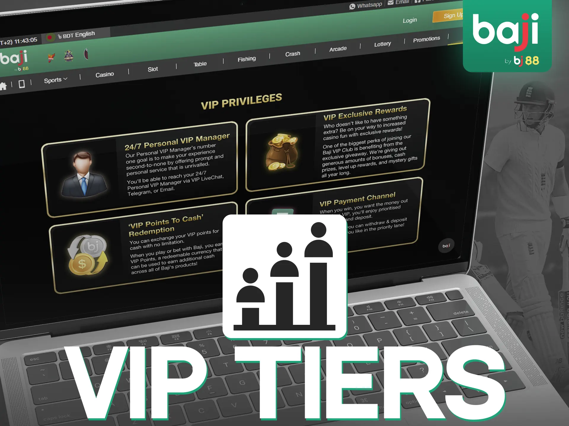 There are 16 tiers of VIP Baji Program for Bangladeshi users.