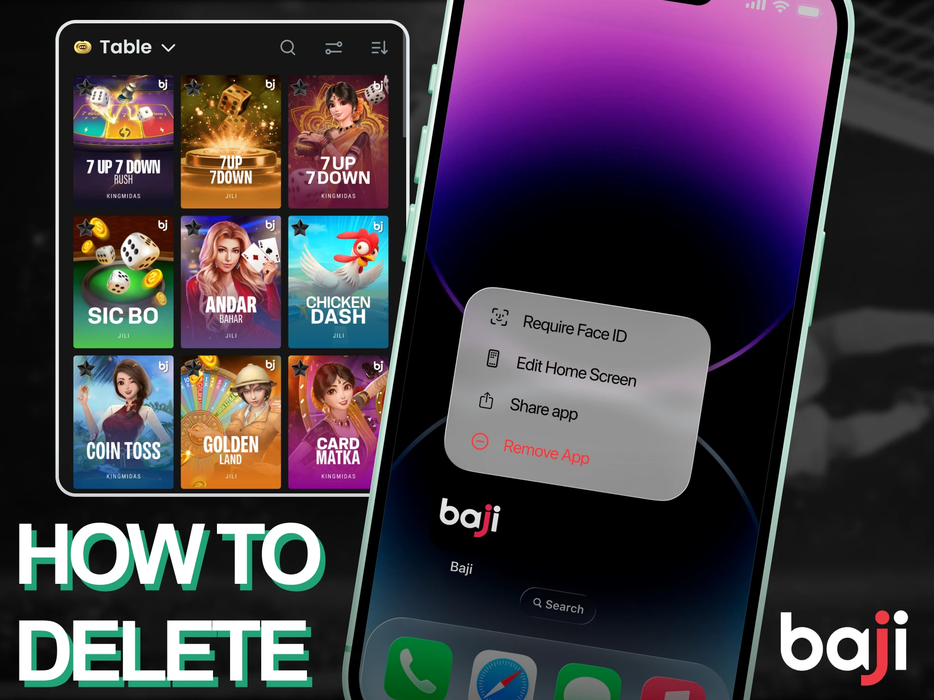Learn the quick steps to delete the Baji Live app from your Android or iOS device safely.
