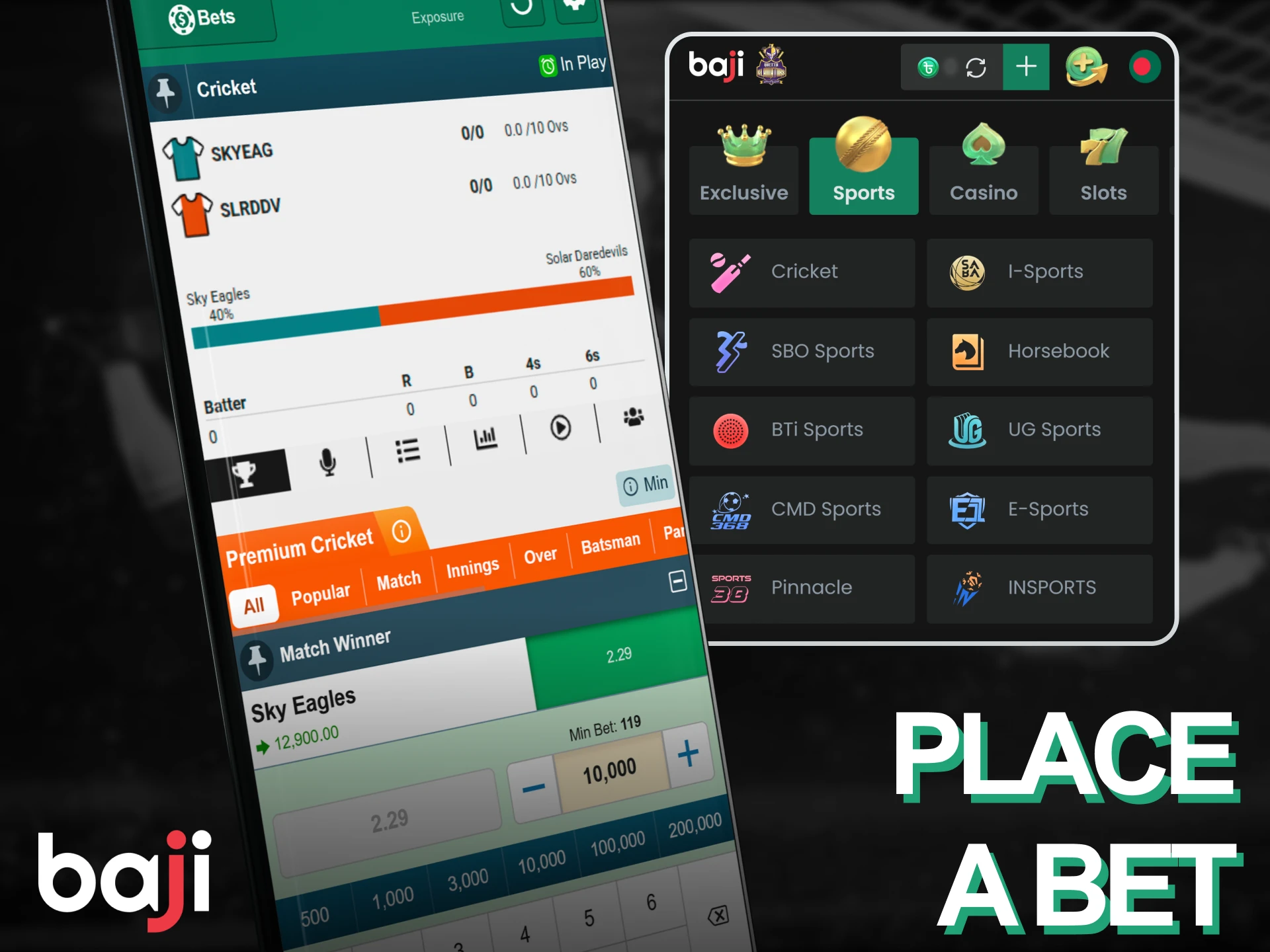 Learn the simple process of how to place a bet on your favorite sports at Baji Live.