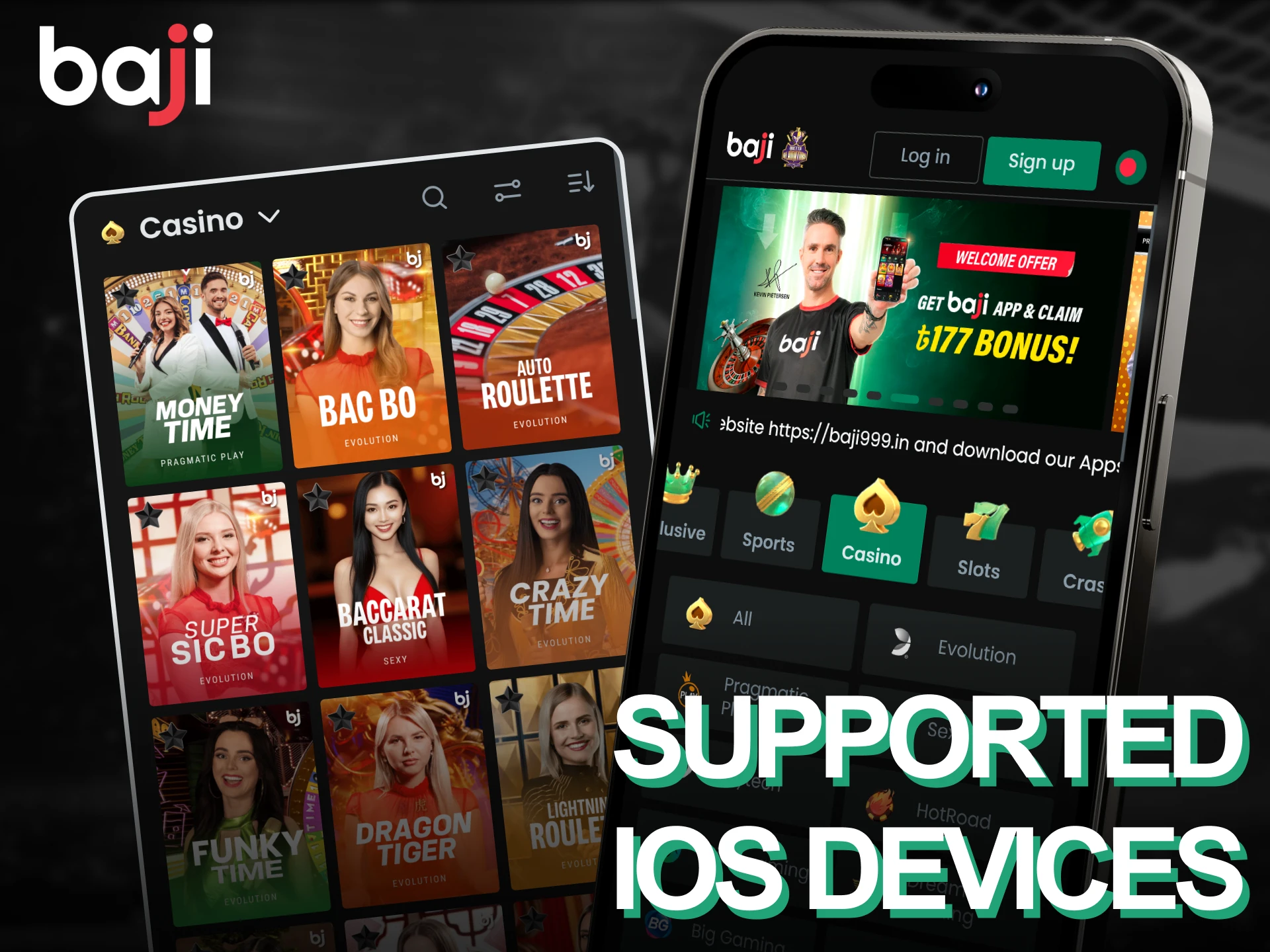 Check the list of supported iOS devices to ensure compatibility with the Baji Live app.