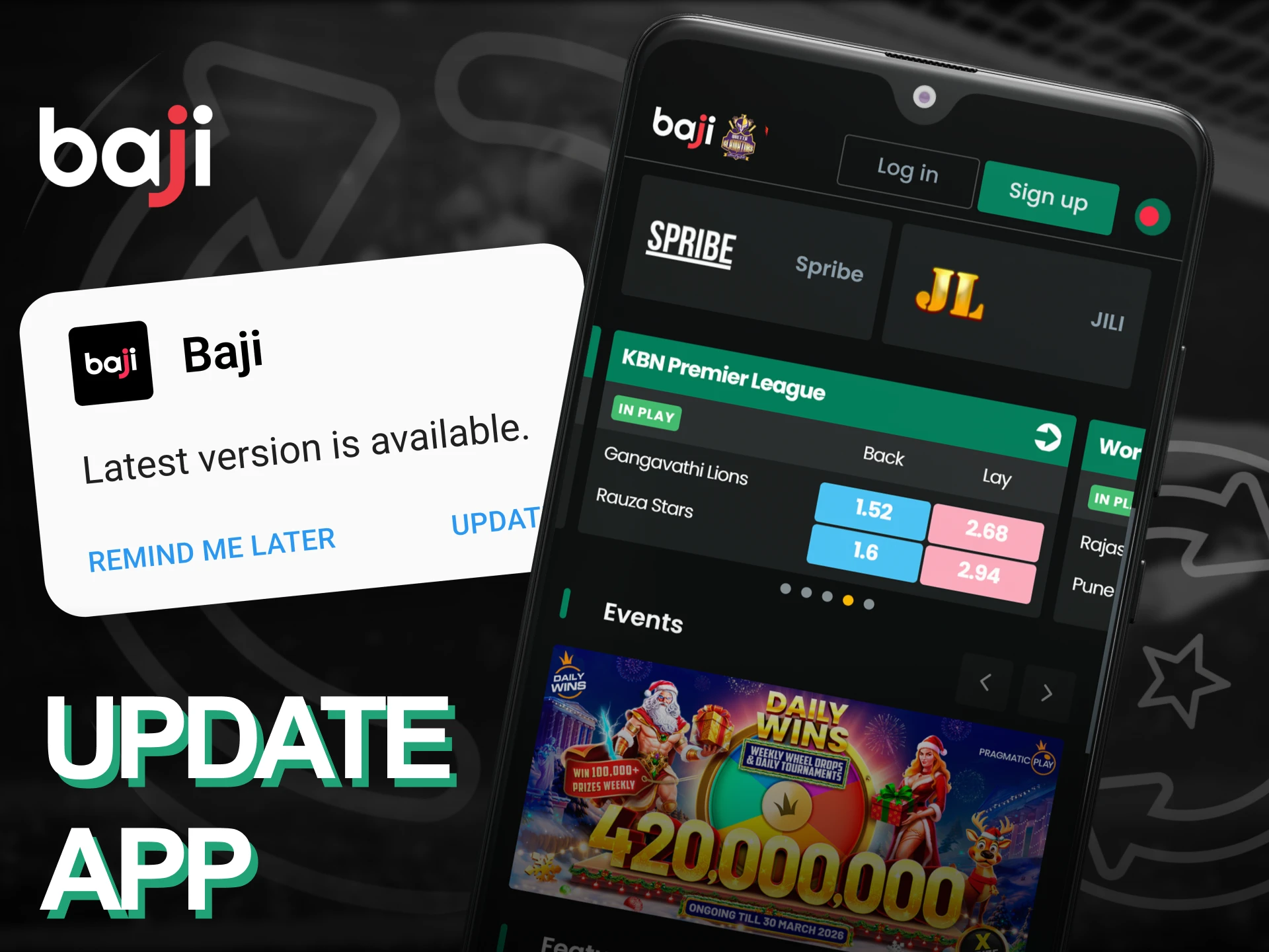 Follow the quick steps to update your Baji Live app to the latest version for new features.